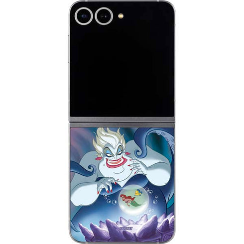 Disney Villains Ursula Ariel and Flounder Galaxy Z Flip6 Skin